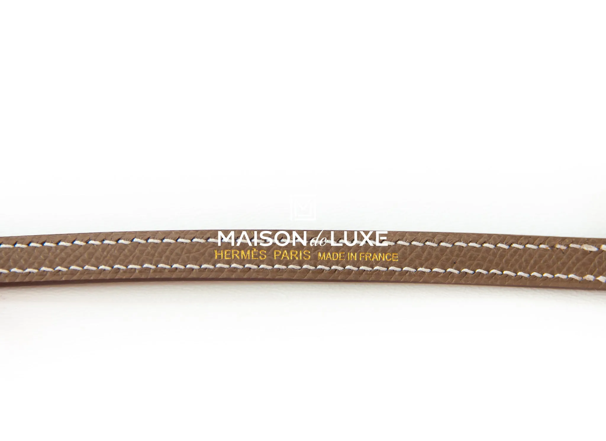 Hermes Mini Kelly II 20 Etoupe Epsom Gold Hardware