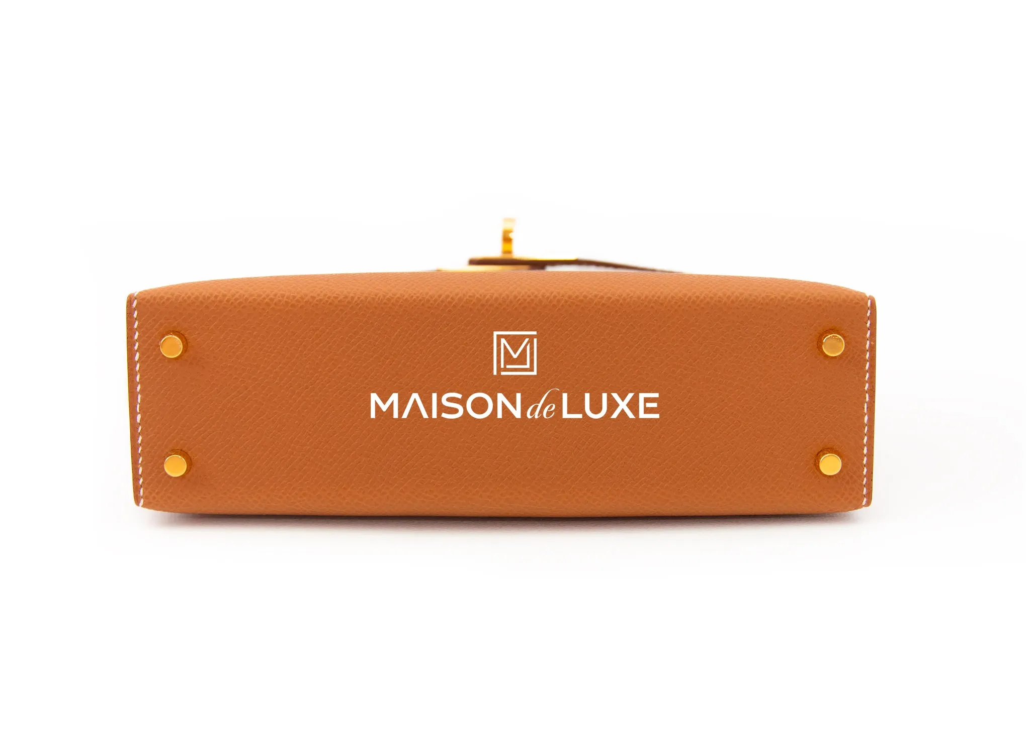 Hermes Mini Kelly II 20 Gold Epsom Gold Hardware