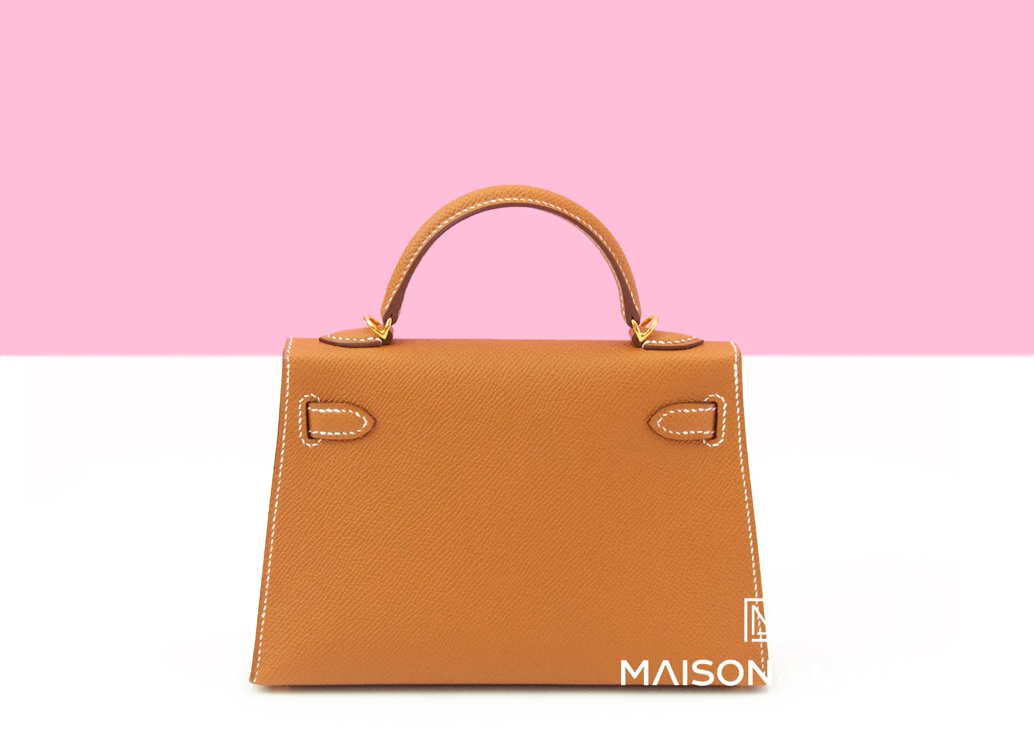 Hermes Mini Kelly II 20 Gold Epsom Gold Hardware