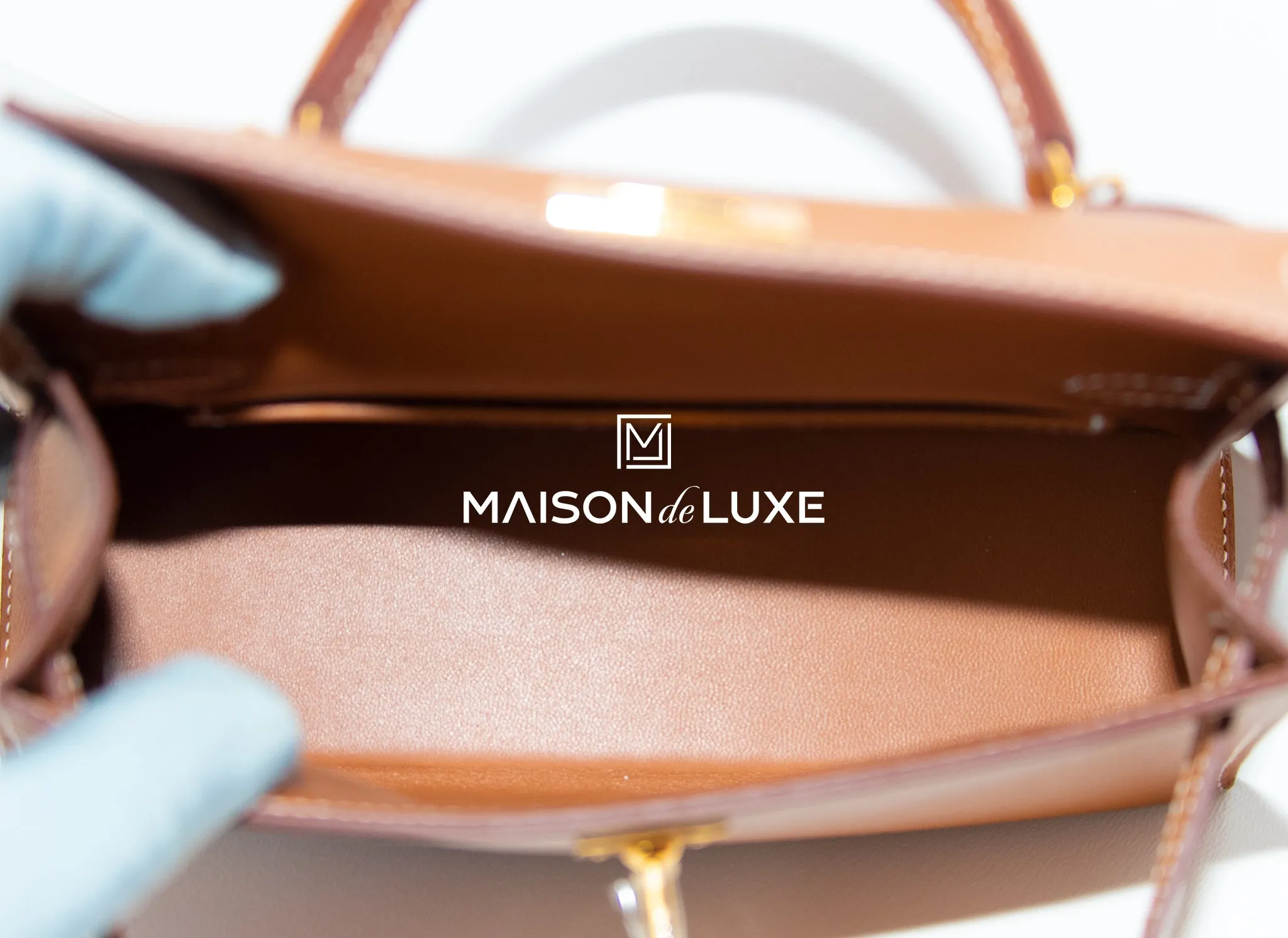 Hermes Mini Kelly II 20 Gold Epsom Gold Hardware