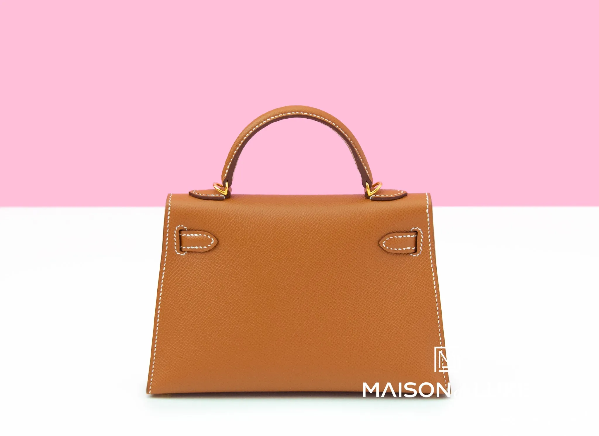 Hermes Mini Kelly II 20 Gold Epsom Gold Hardware