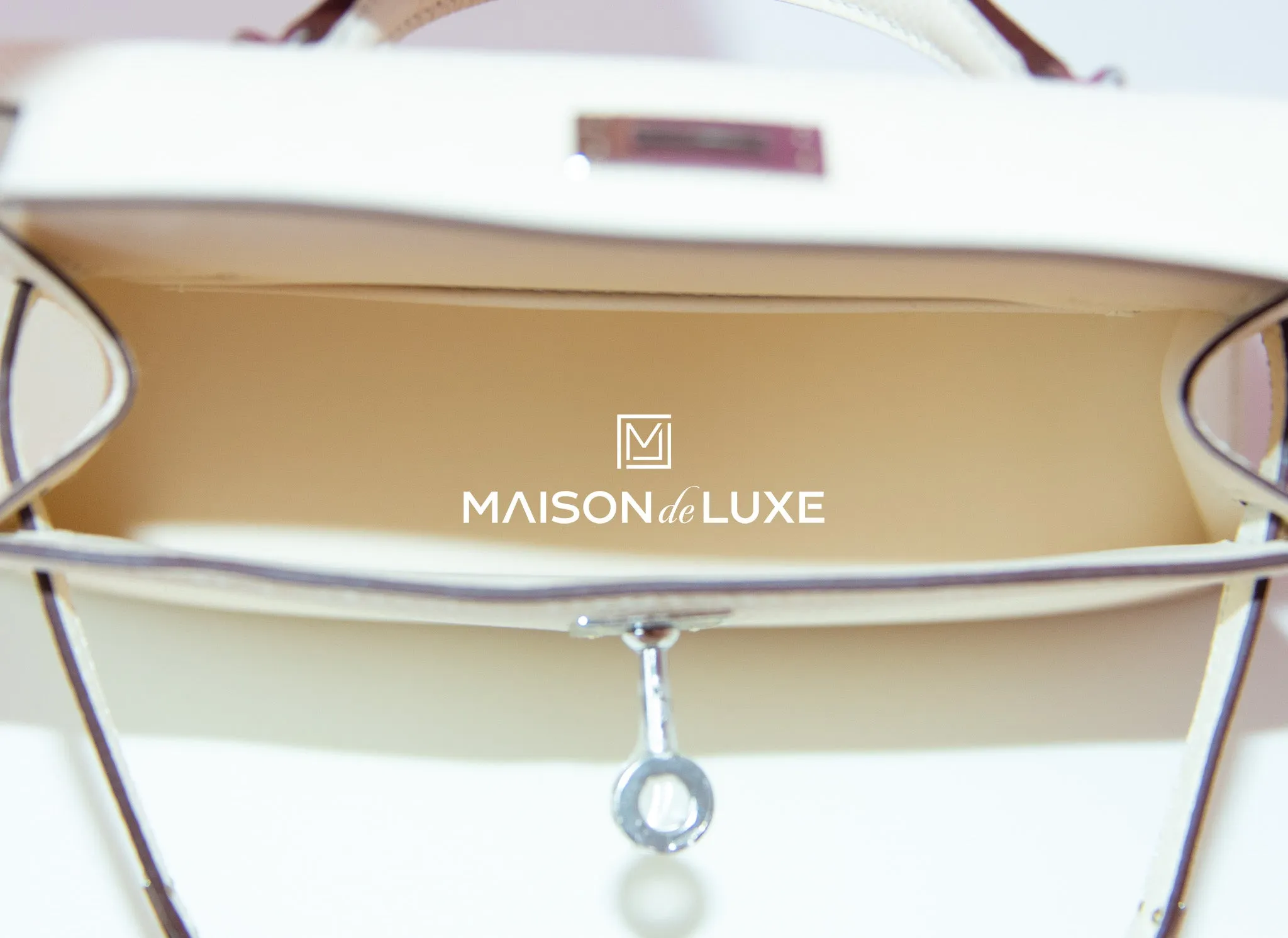 Hermes Mini Kelly II 20 Nata Epsom Palladium Hardware