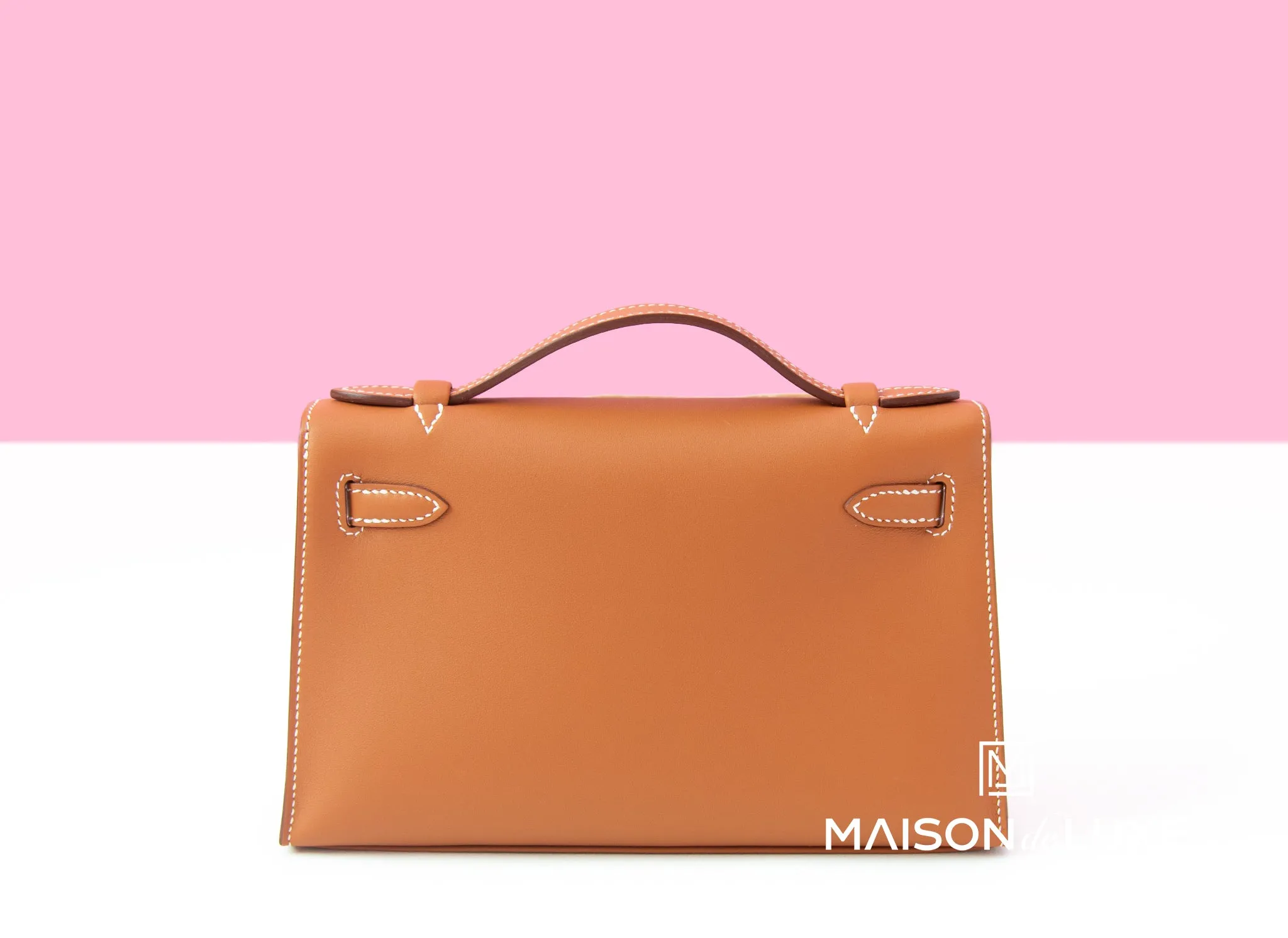 Hermes Mini Kelly Pochette Gold Swift