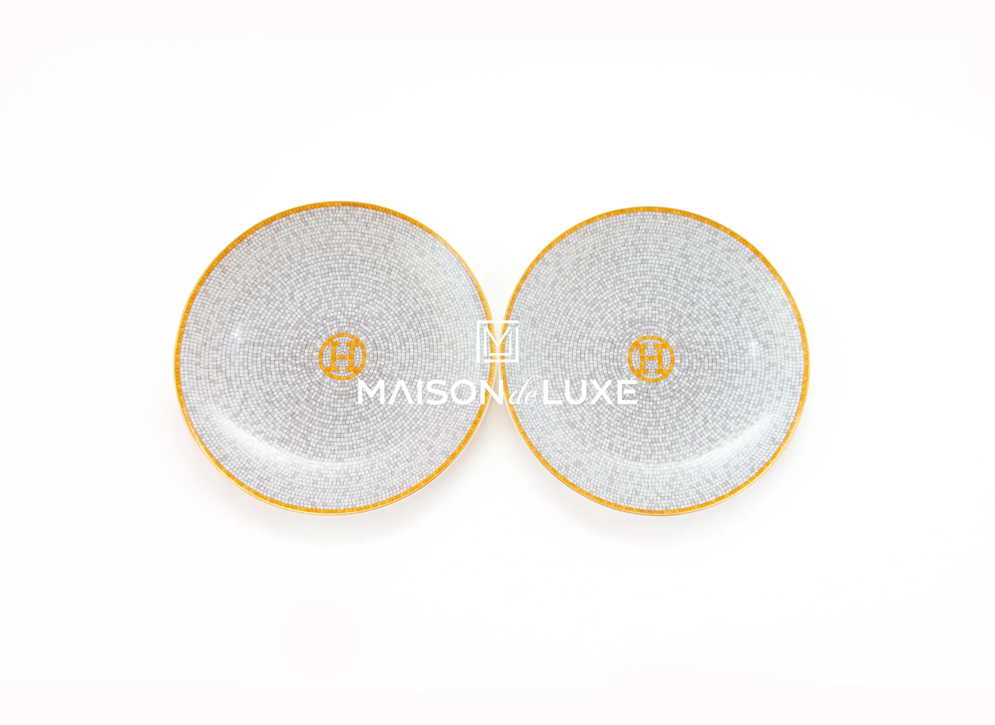 Hermes Mosaique au 24 Gold Bread & Butter Plate - Two