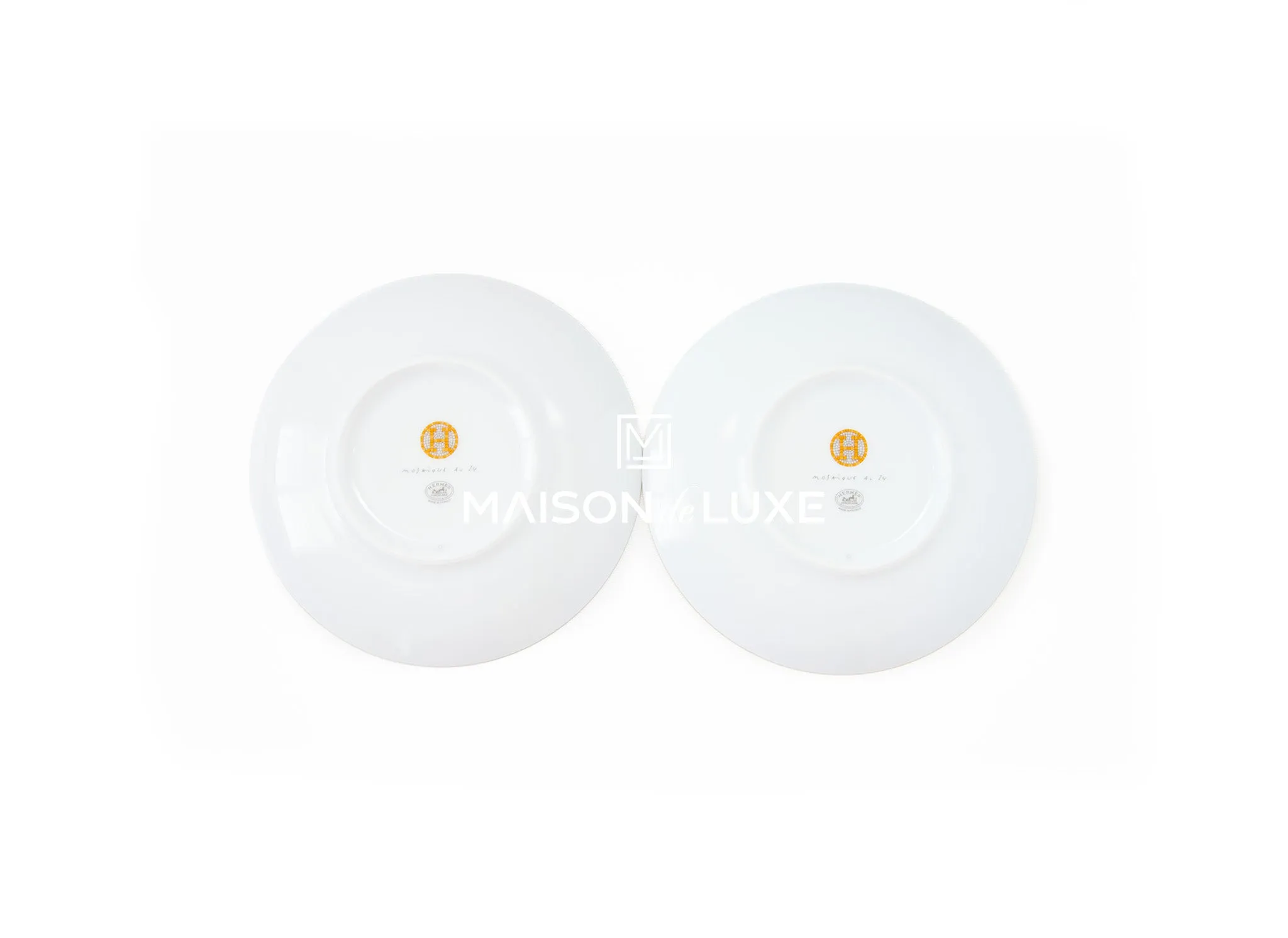 Hermes Mosaique au 24 Gold Bread & Butter Plate - Two