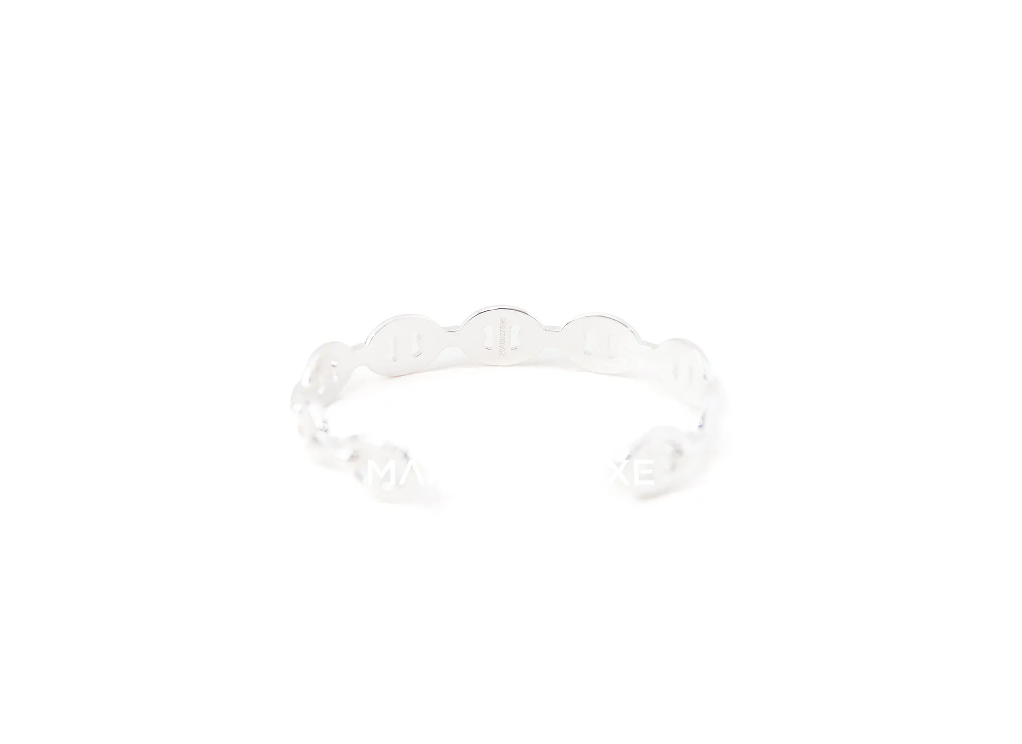 Hermes Silver Chaine d'Ancre Enchainee Bracelet SH