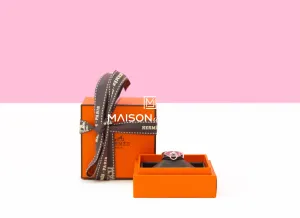 Hermes Silver Collier de Chien PM Ring 51