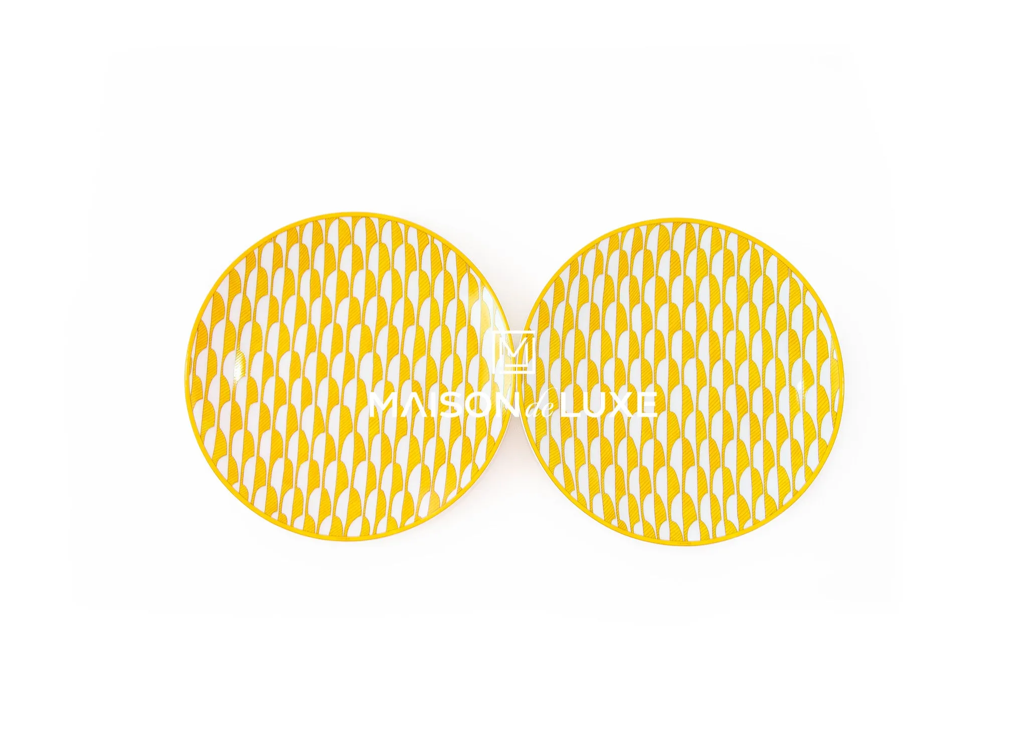 Hermes Soleil d’Hermès N°1 Porcelain Dessert Plate