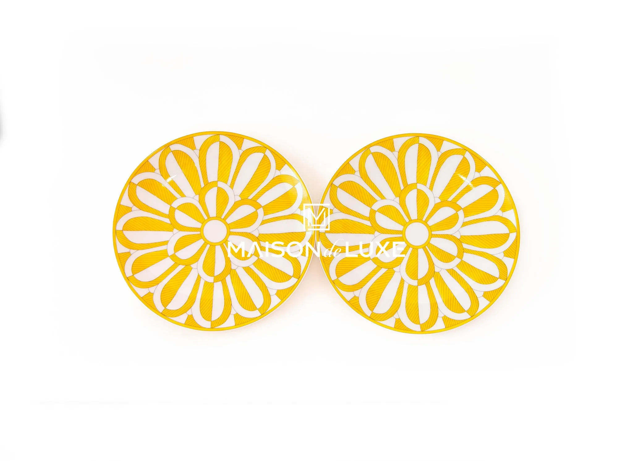Hermes Soleil d’Hermès N°2 Porcelain Dessert Plate
