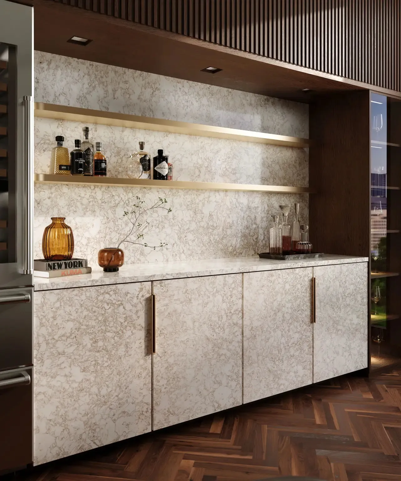 HERMITAGE Cambria Quartz Slab