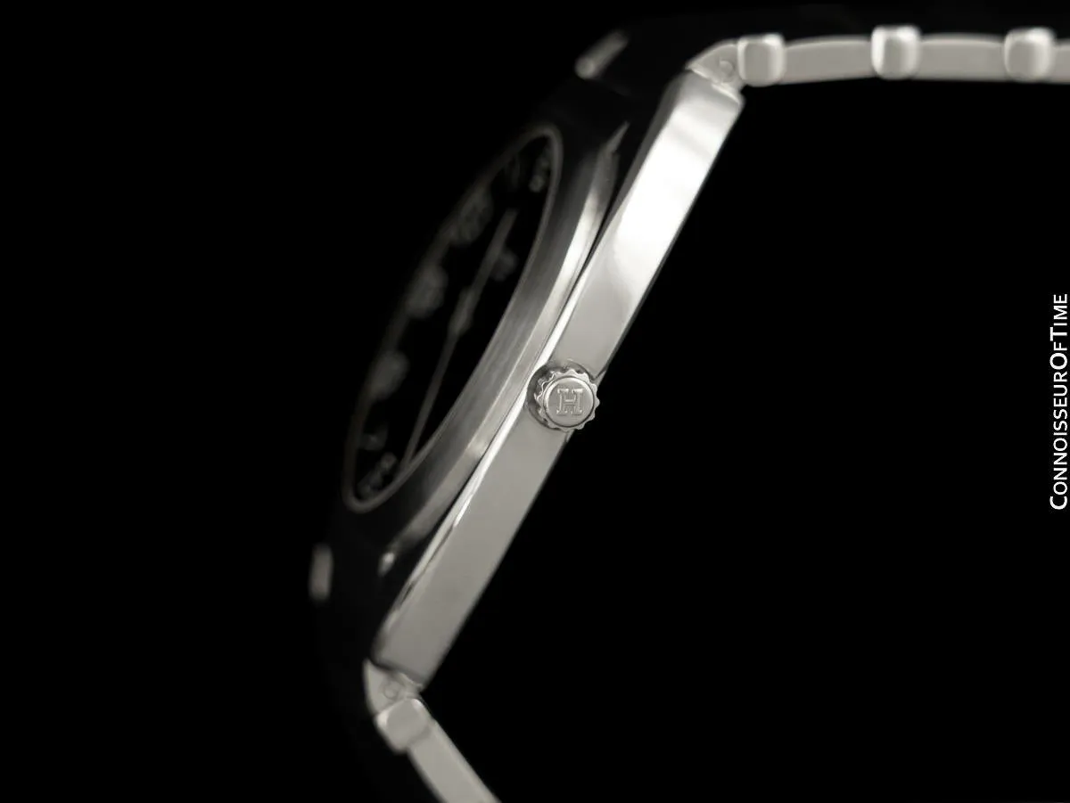 Hermès Espace Mens Full Size Multi-Function Digital Electronic Watch - Stainless Steel