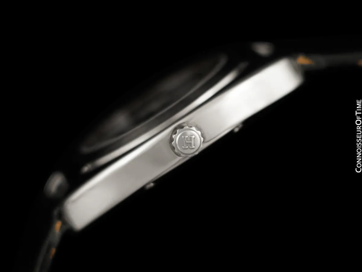 Hermès Espace Mens Midsize Unisex Multi-Function Digital Electronic Watch - Stainless Steel