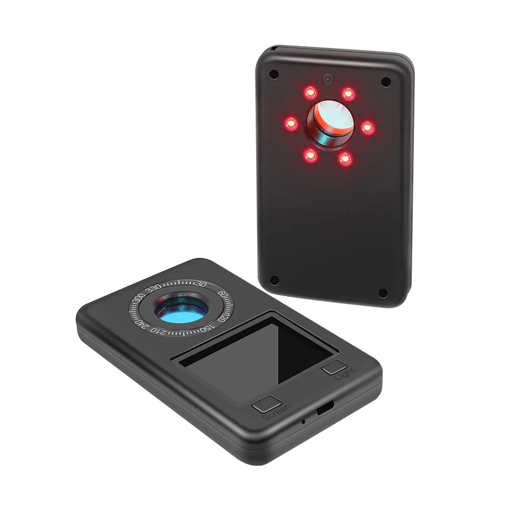 Hidden Pin Hole Camera Lens Detector & Invisible Night Vision Detection IR Finder