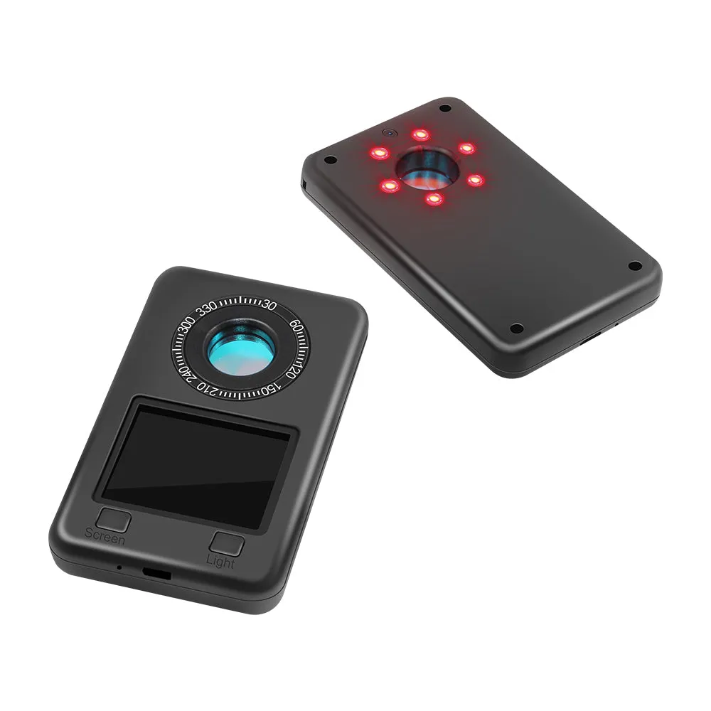 Hidden Pin Hole Camera Lens Detector & Invisible Night Vision Detection IR Finder