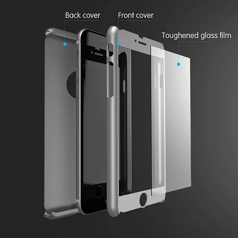 High Quality Luxury FULL BODY Protection Tempered Glass - IPhone