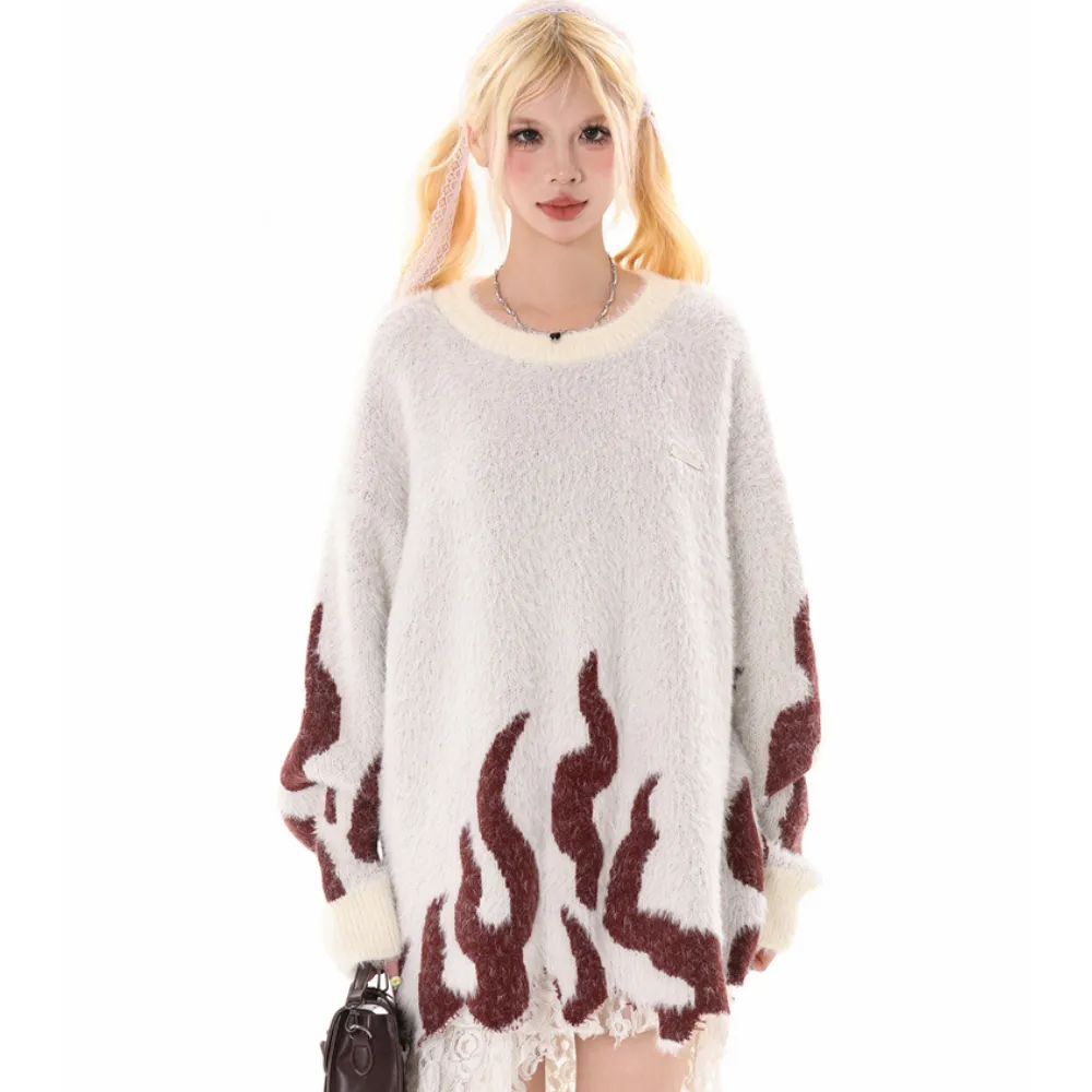 High Street Mink Flame Sweater