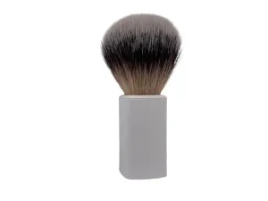 Hill And Drew Luxury Synthetic Silvertip Shaving Brush Modern White