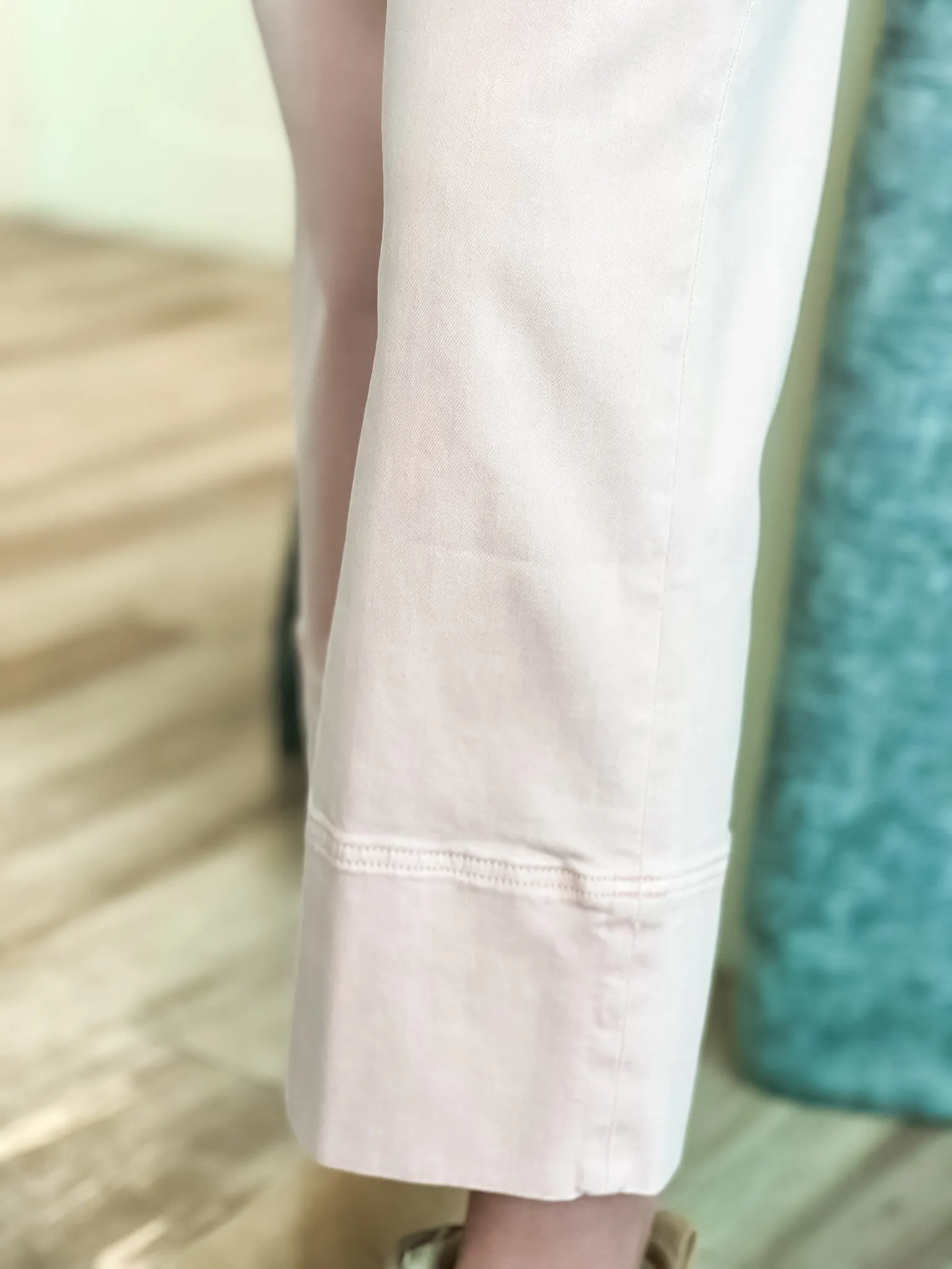 Holly High Rise Wide Straight Denim - Sepia Rose