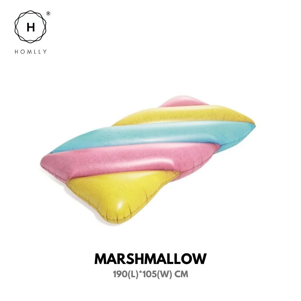 Homlly Giant Inflatable Popsicle Pizza Marshmallow Lounger Swim Lie On Float