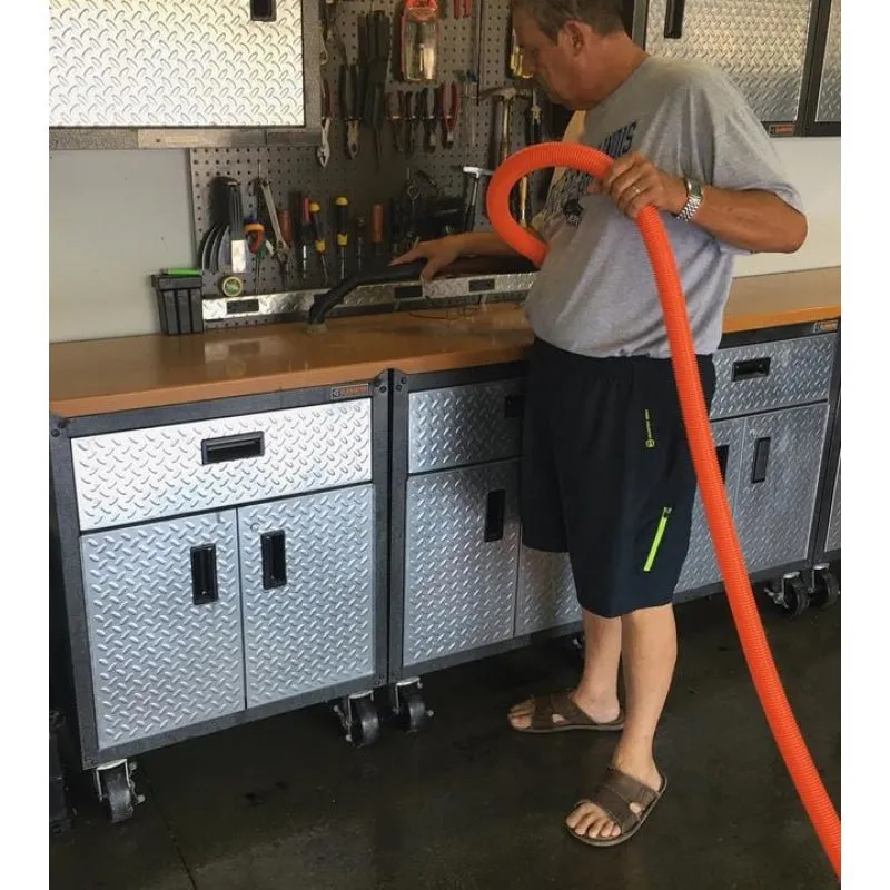 Hose Reel with 1.5 Inch x 50 Ft. Hose & 6 Ft Connecting Hose