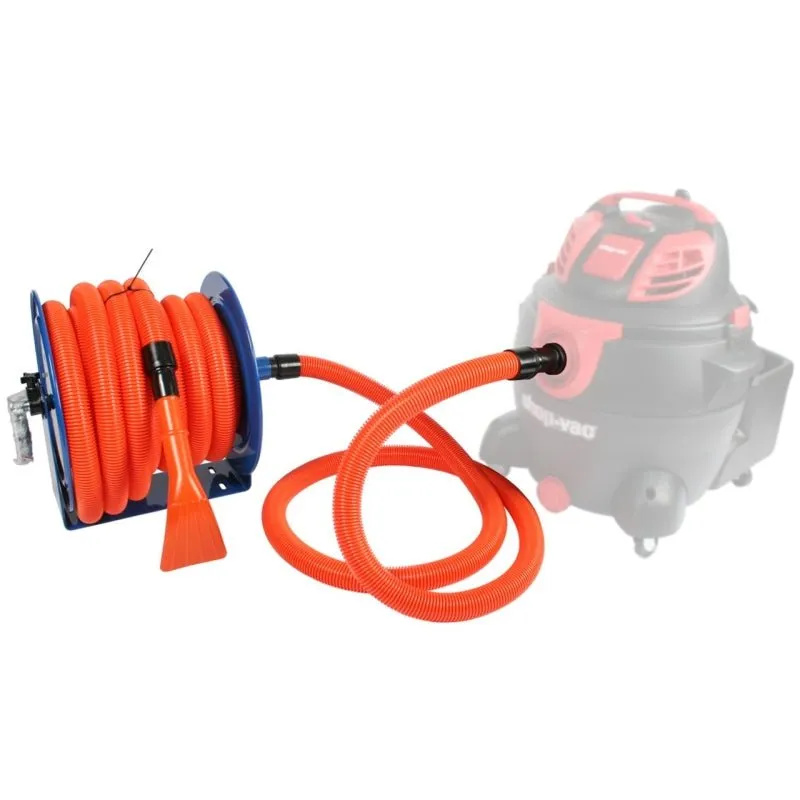 Hose Reel with 1.5 Inch x 50 Ft. Hose & 6 Ft Connecting Hose