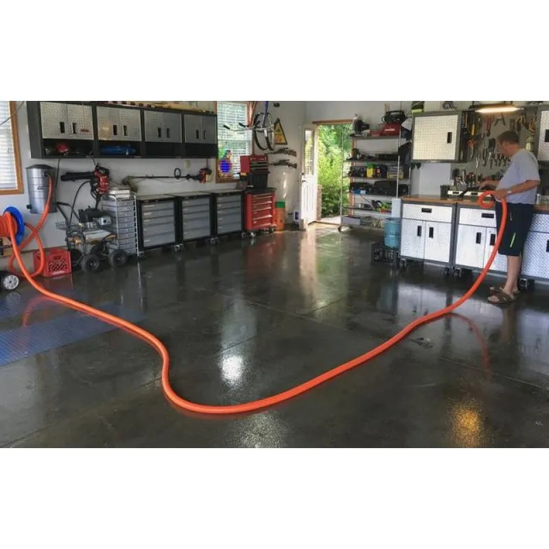 Hose Reel with 1.5 Inch x 50 Ft. Hose & 6 Ft Connecting Hose