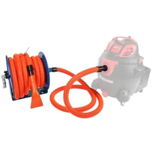 Hose Reel with 1.5 Inch x 50 Ft. Hose & 6 Ft Connecting Hose
