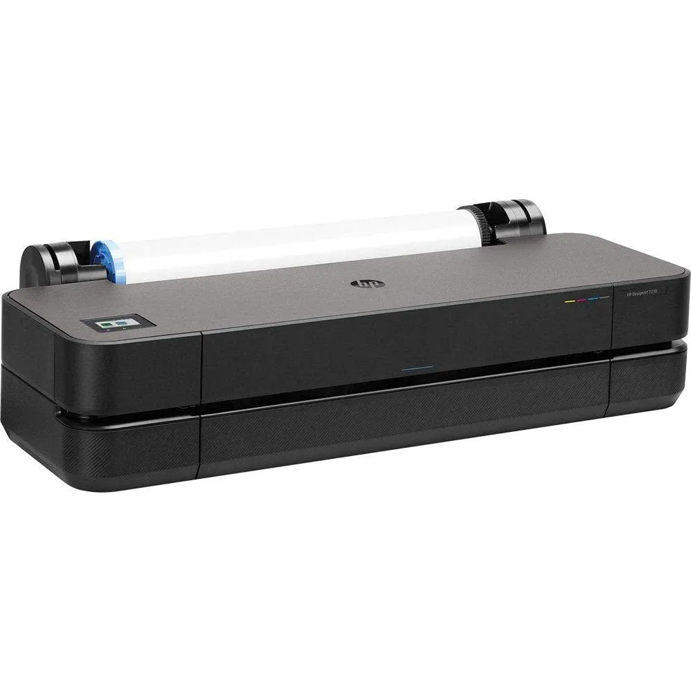 HP DesignJet T210 Large Format 24-inch Plotter Printer, with Modern Office Design (8AG32A), Black
