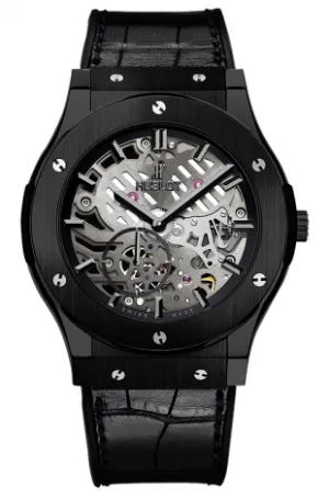 Hublot - Classic Fusion Ultra-Thin Skeleton Black Ceramic