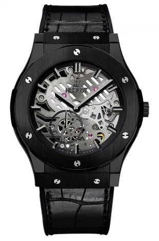 Hublot - Classic Fusion Ultra-Thin Skeleton Black Ceramic