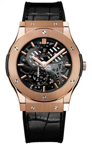 Hublot - Classic Fusion Ultra-Thin Skeleton King Gold