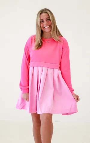 Hug Me Tight Mini Dress in Pink