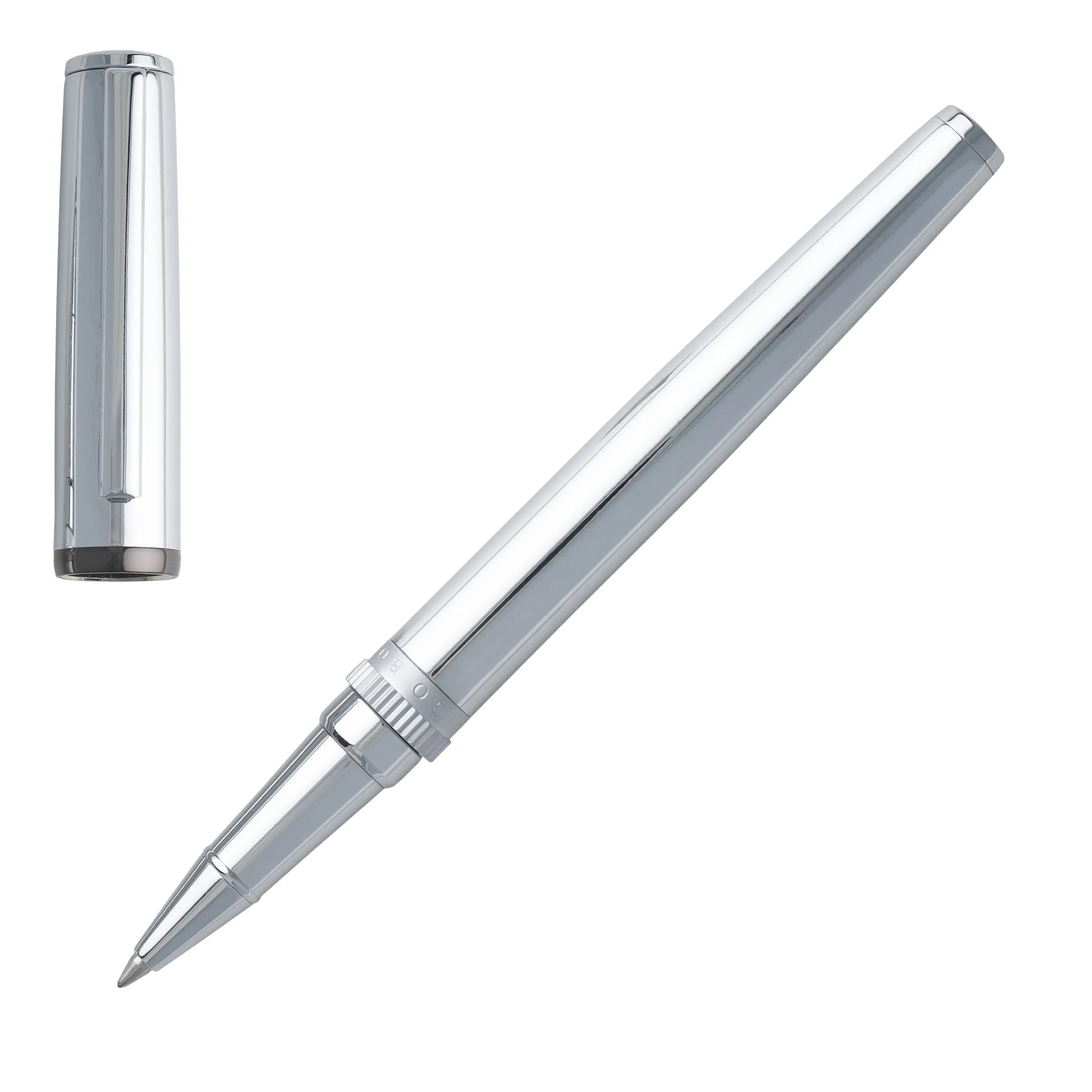 HUGO BOSS HPBR967B-Set Gear Chrome (ballpoint pen & rollerball pen)