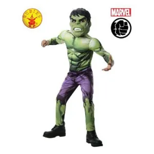 Hulk Deluxe Costume, Child Size Small 3 4 Yr