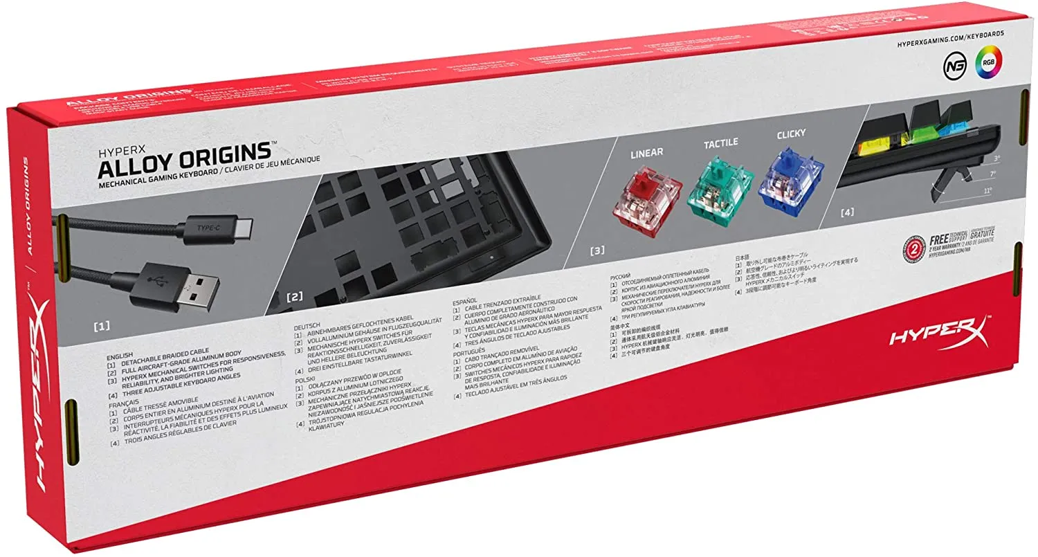 HyperX Alloy Origins Mechanical Gaming Keyboard