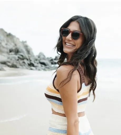 I-Sea Ella - Maple/Green Polarized Lens