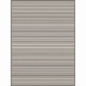 Ibena Malang Luxury Blanket - Grey Stripe