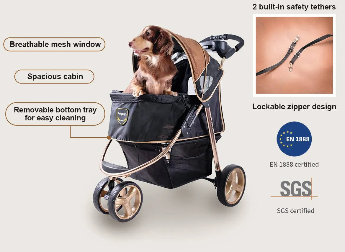 Ibiyaya - Monarch Premium Pet Jogger, Designer-Luxury Dog Stroller
