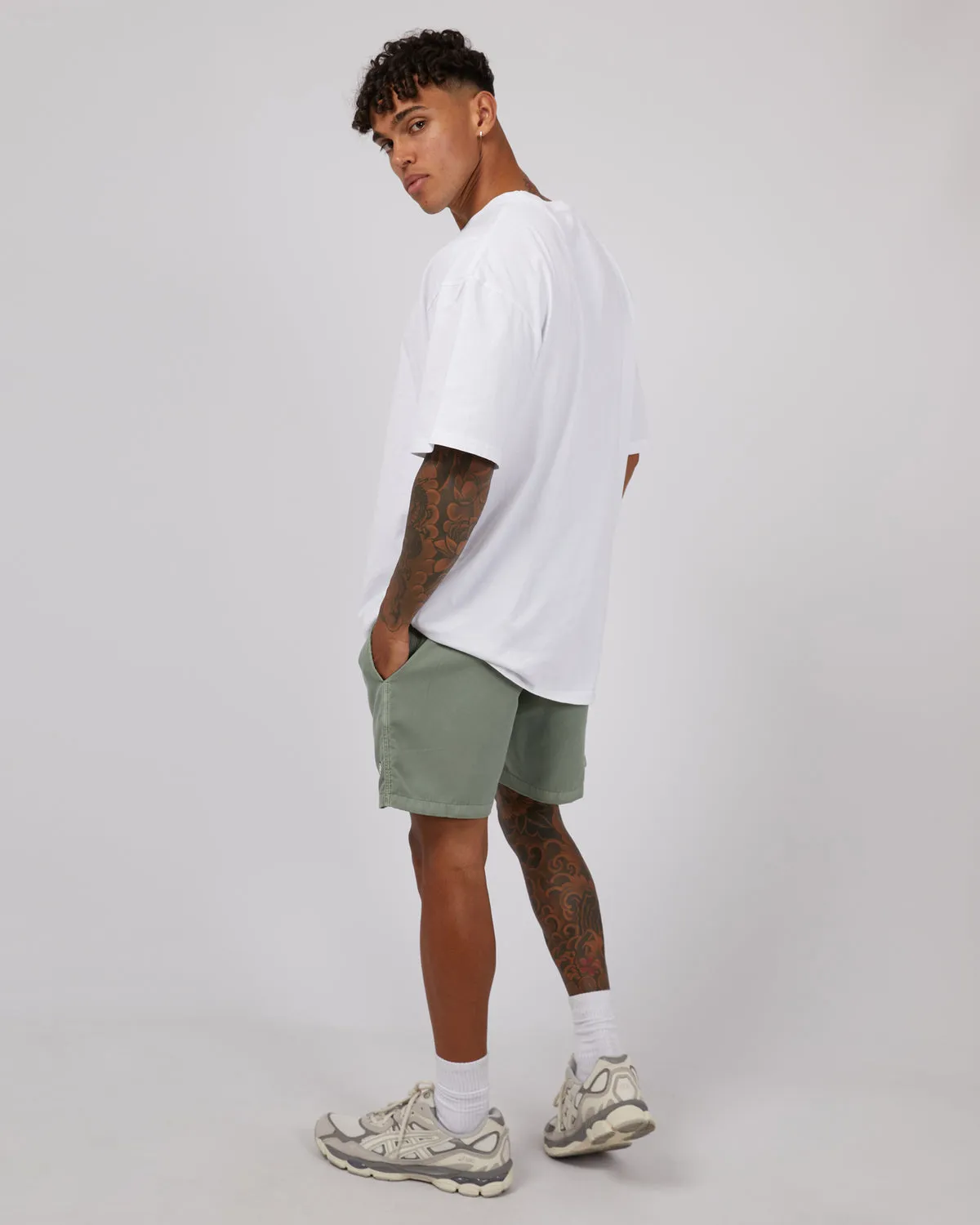 Illusion Short| Fig Green