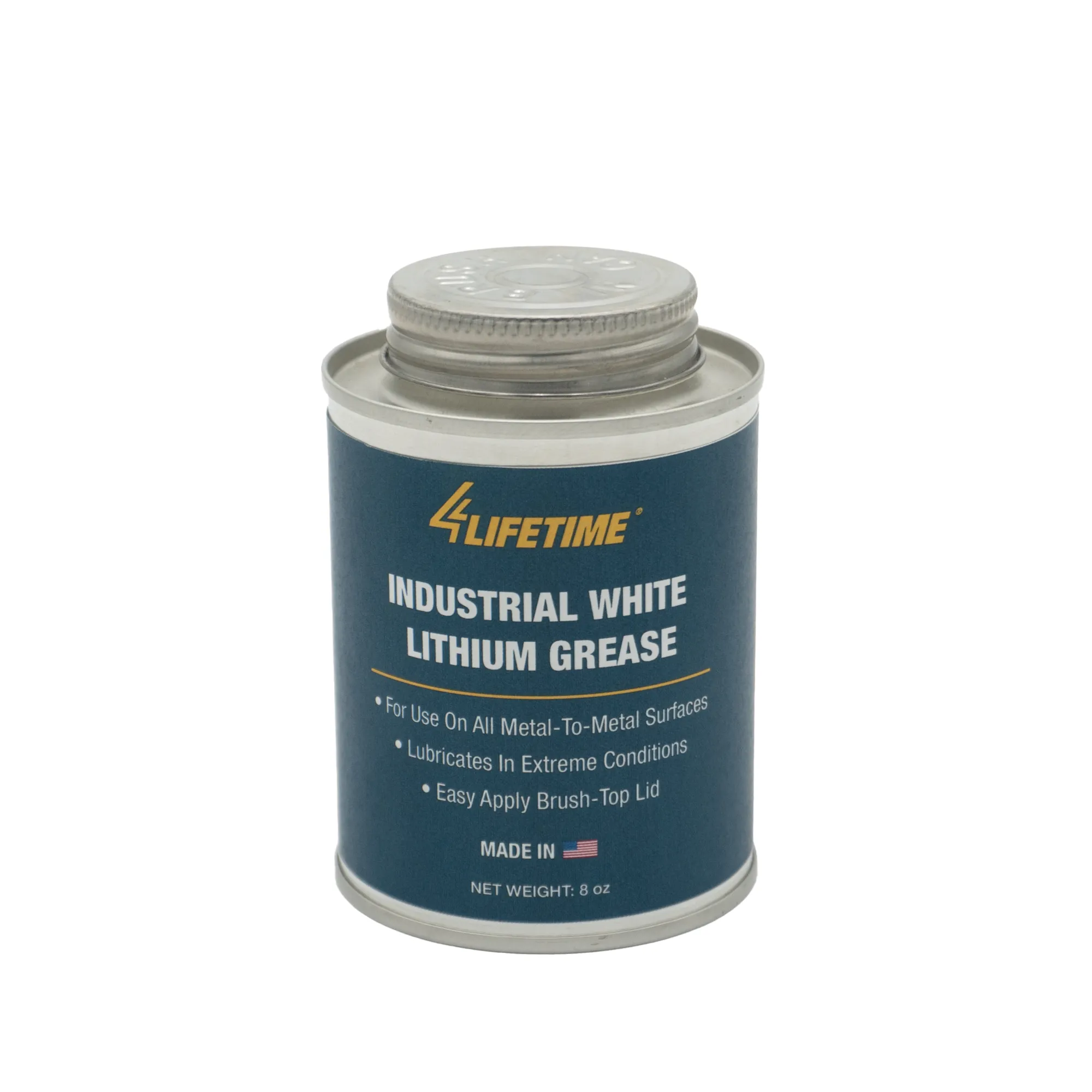 Industrial White Lithium Grease 8oz Brush Top