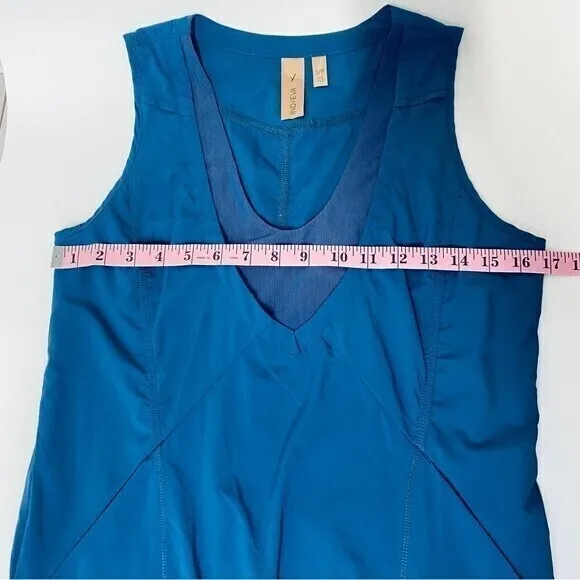 INDYEVA WOMEN'S LIIKE LONG‎ SLEEVELESS DRESS, Size S, BLUE*