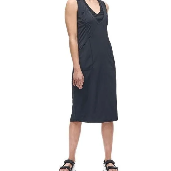 INDYEVA WOMEN'S LIIKE LONG‎ SLEEVELESS DRESS, Size S, BLUE*