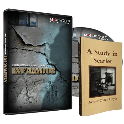 Infamous Deluxe Set (DVD, Gimmicks & Books) by Daniel Meadows & James Anthony