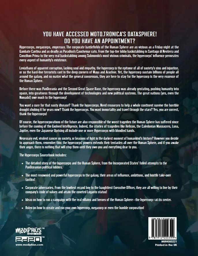 Infinity: Hypercorps (PDF)