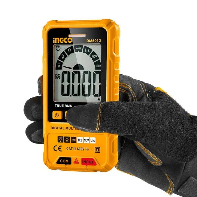 Ingco Smart Digital Multimeter 4000 Counts with True RMS – DM6012