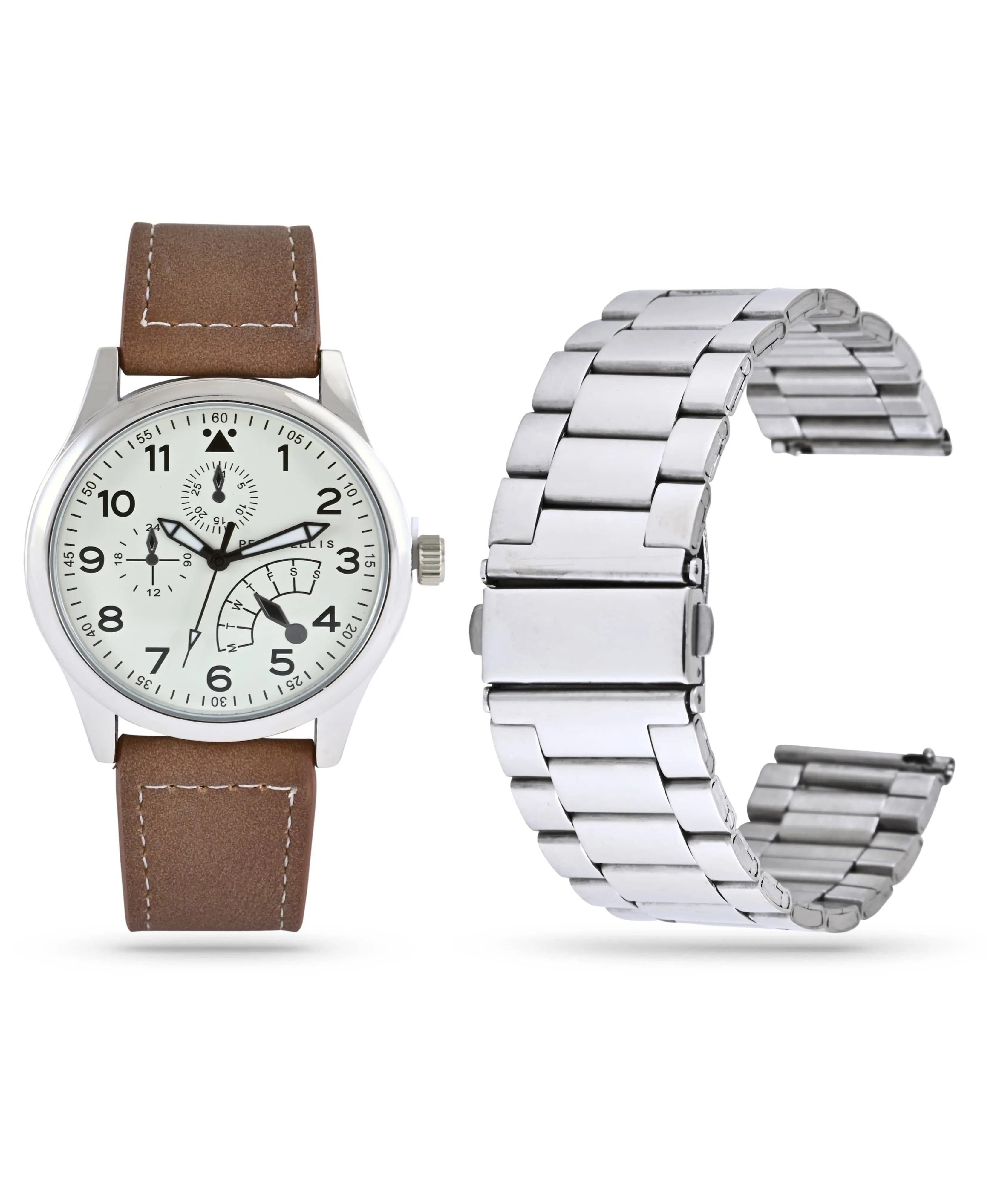 Interchangeable Strap Watch Gift Set