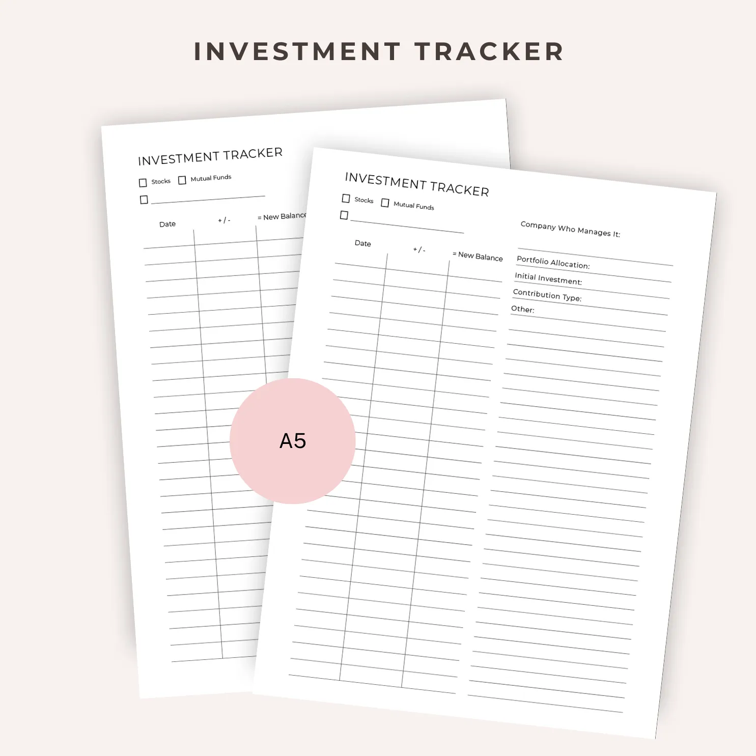 Investment Tracker