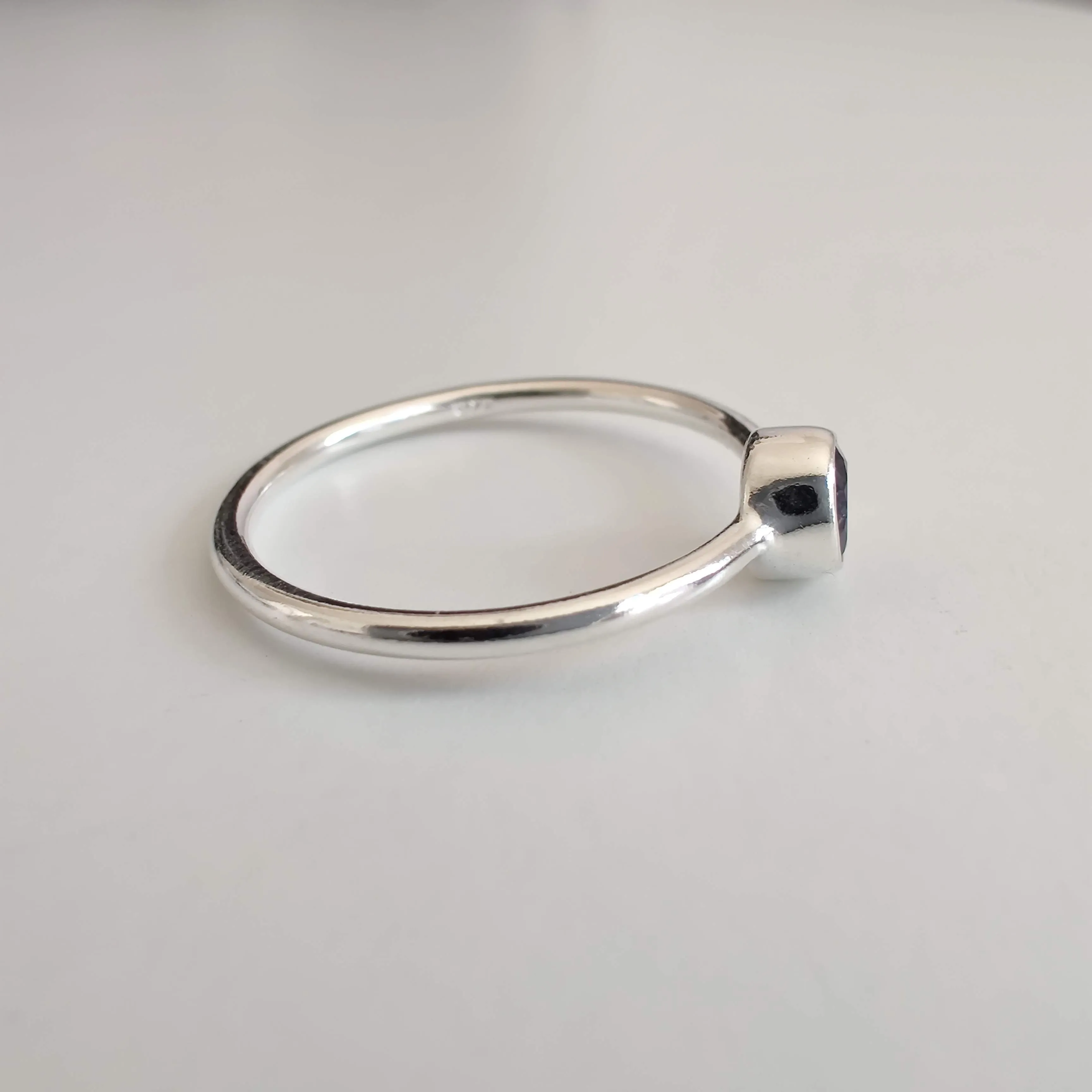 Iolite Delicate 925 Sterling Silver Ring