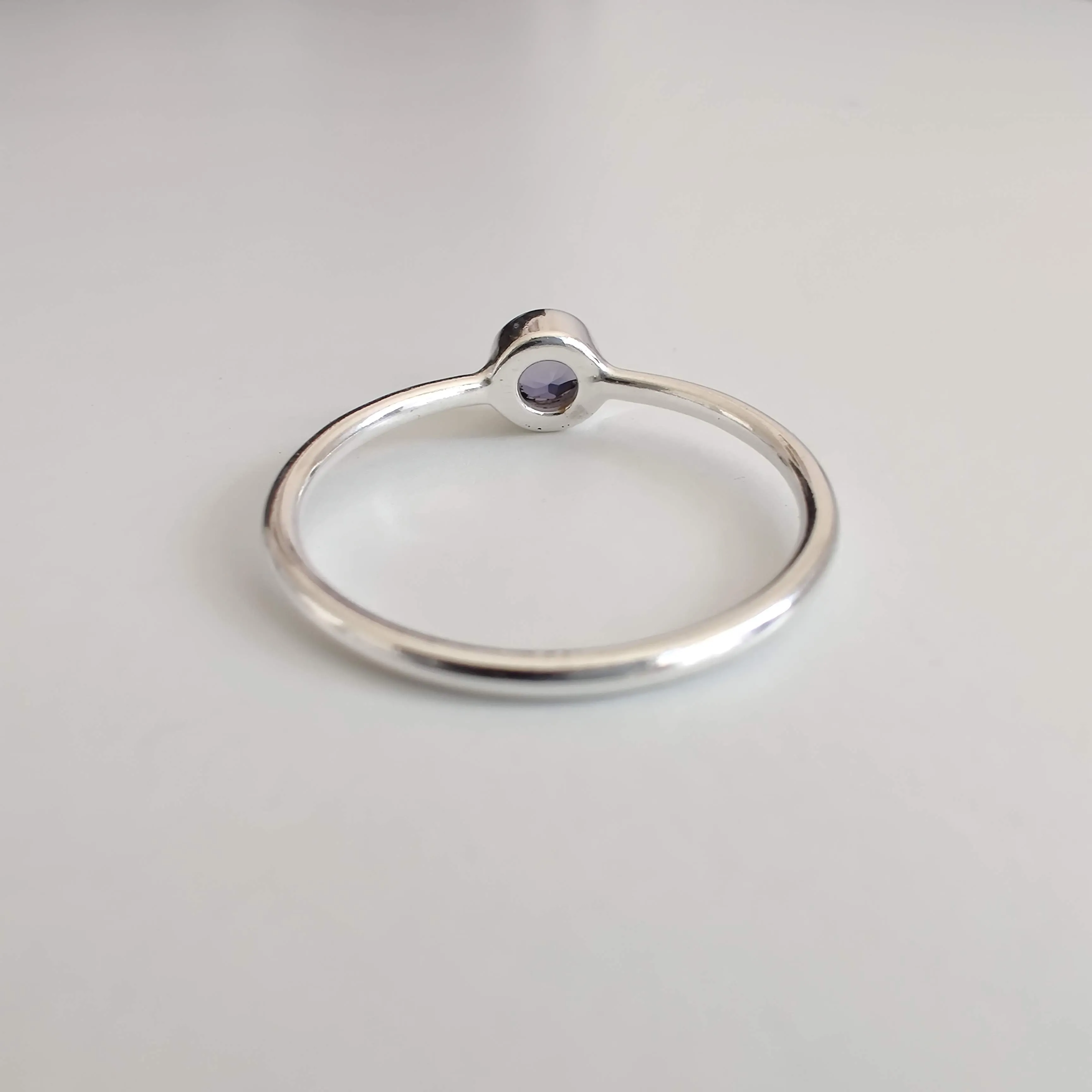 Iolite Delicate 925 Sterling Silver Ring