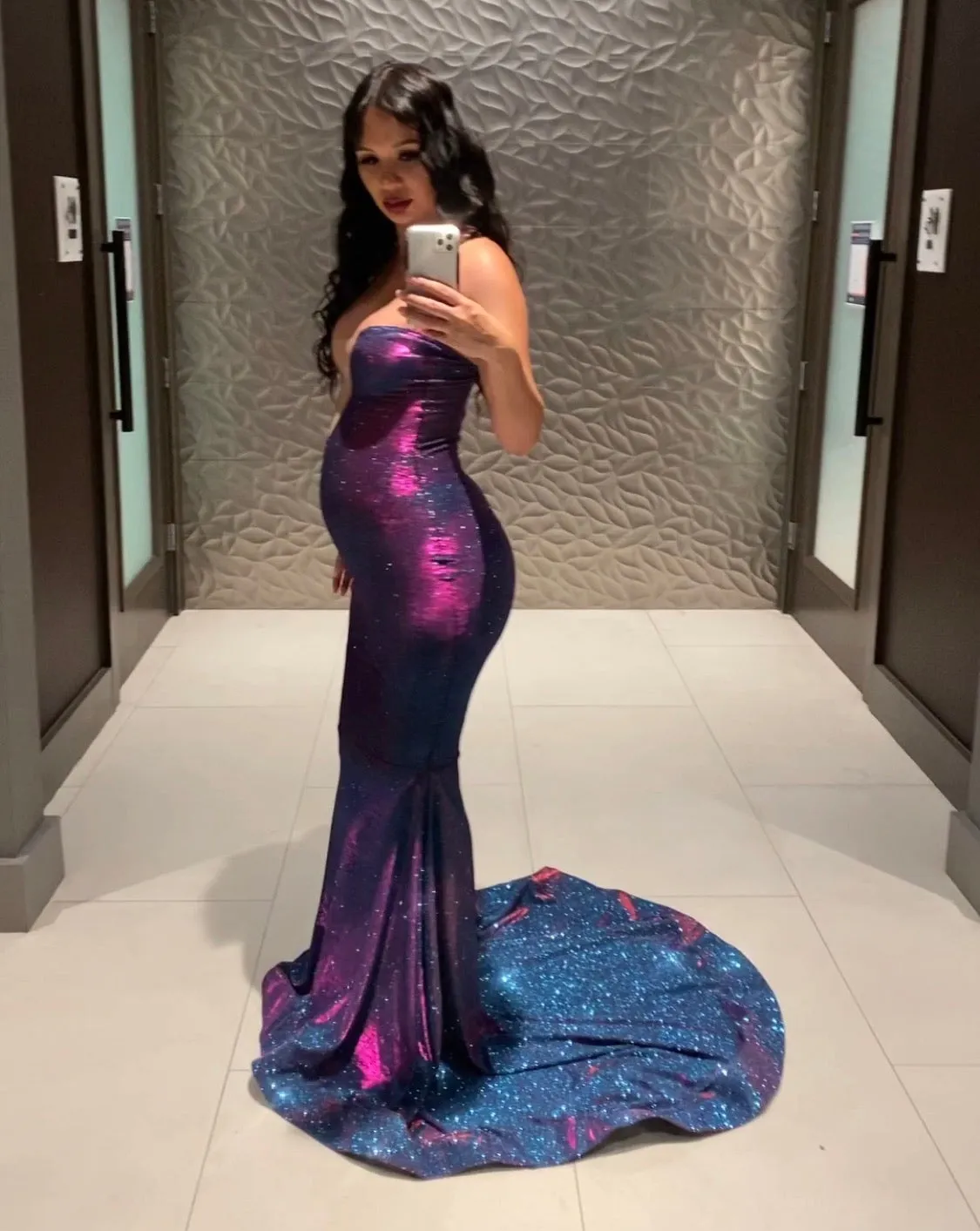 Iridescent Galaxy Gown